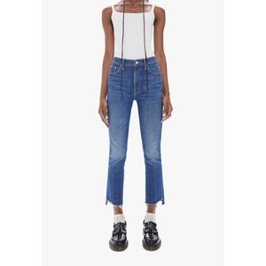 MOTHER JEANS THE INSIDER CROP STEP FRAY